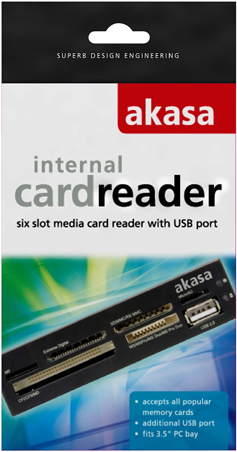 Akasa AK-ICR-07 Kartenleser USB 2.0 Eingebaut Akasa AK-ICR-07 Kartenleser USB 2.0 Eingebaut