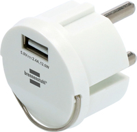 Brennenstuhl Steckdoseneinsatz Schuko mit USB 2.4