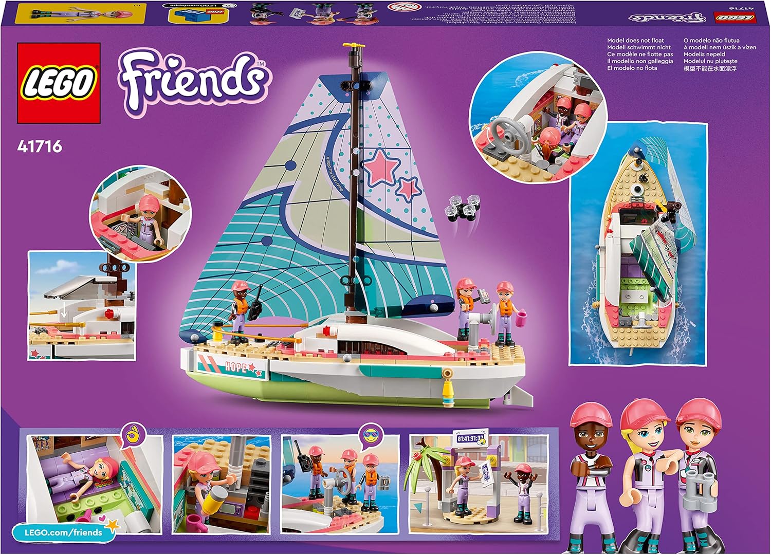 LEGO Friends 41716 Stephanies Segelabenteuer