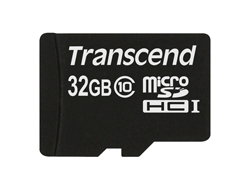 Transcend TS32GUSDC10 Speicherkarte 32 GB MicroSDHC NAND Klasse 10