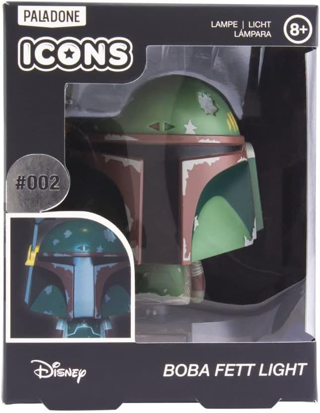 Paladone Bobba Fett Icon Light BDP - Umgebungsbeleuchtung - Mehrfarbig - Kunststoff - Badezimmer - Kinderzimmer - Akku - AAA Paladone Bobba Fett Icon Light BDP - Umgebungsbeleuchtung - Mehrfarbig - Kunststoff - Badezimmer - Kinderzimmer - Akku - AAA
