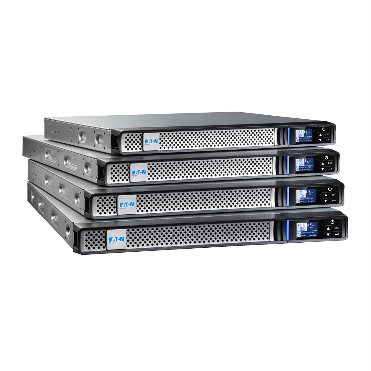 Eaton 5P 1150iR - Gen 2 - USV (Rack - einbaufähig) - Wechselstrom 200/208/220/230/240 V - 920 Watt - 1150 VA - 1-phasig - 9 Ah - RS-232, USB - Ausgangsanschlüsse: 6 - 1U - 48.3 cm (19")