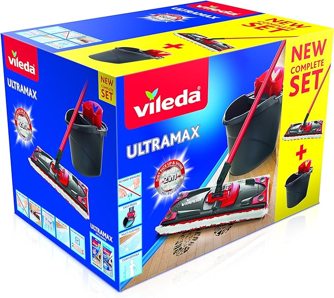 Vileda Ultramax Mop Set Rot