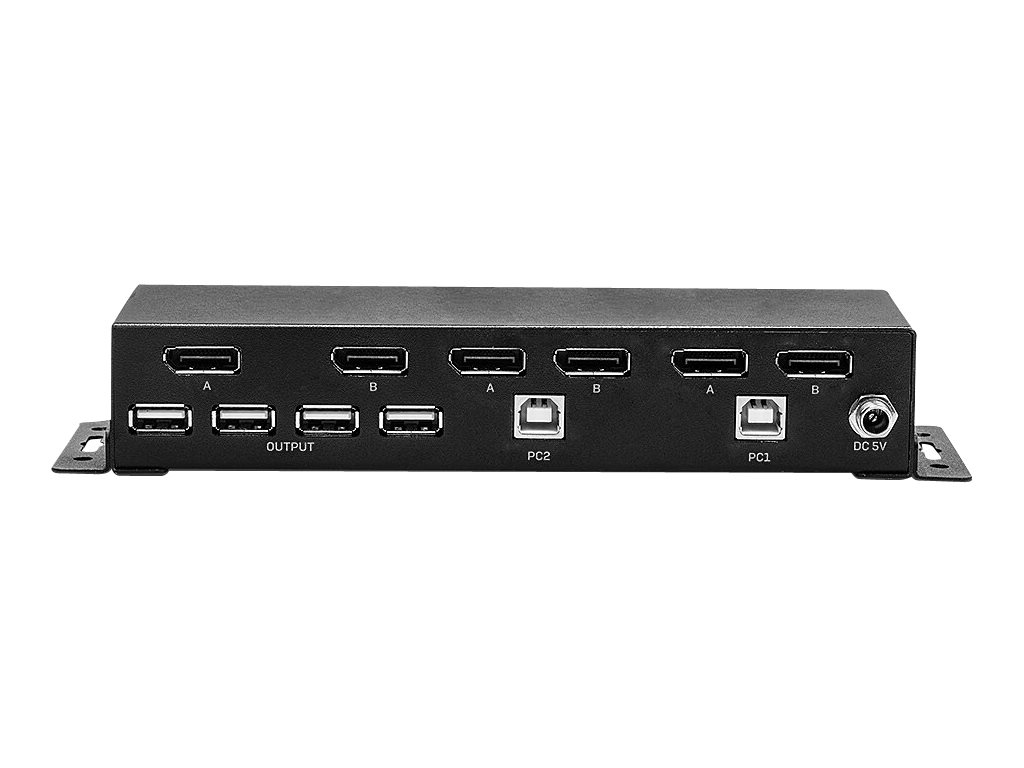 Lindy KVM-/Audio-/USB-Switch - 2 x KVM/Audio/USB Lindy KVM-/Audio-/USB-Switch - 2 x KVM/Audio/USB