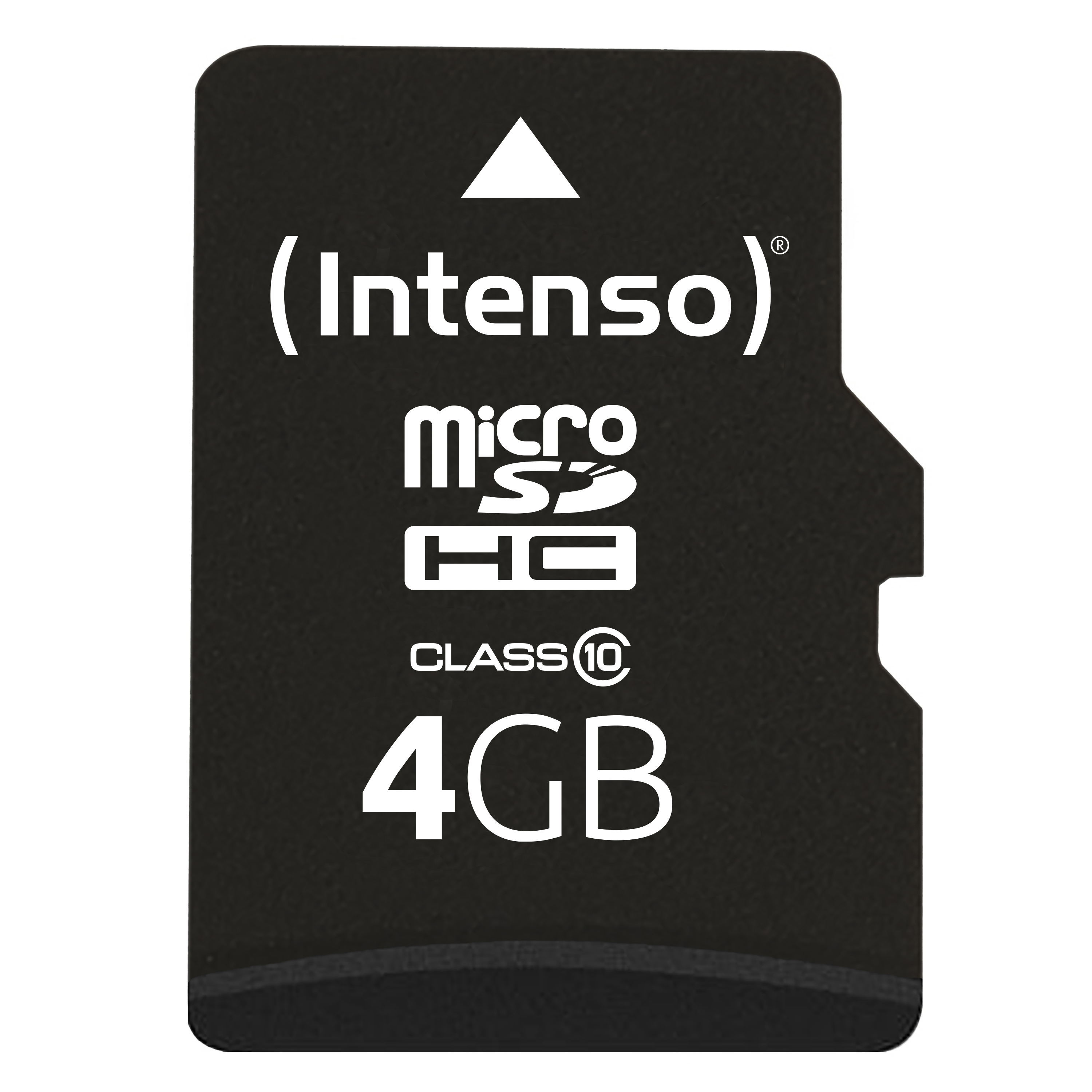 Intenso microSDHC Speicherkarte 4GB Class 10 + SD Adapter