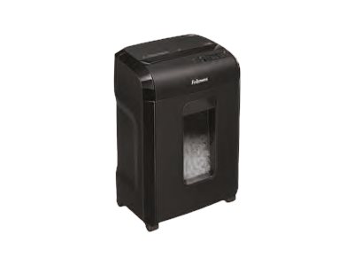 Fellowes Powershred 10M Aktenvernichter Mikrogeschnittene Zerkleinerung Schwarz