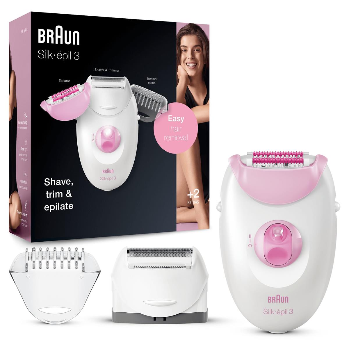 Braun Epilierer 3-270 Silk Epil 3 Legs & Body, Epiliergerät