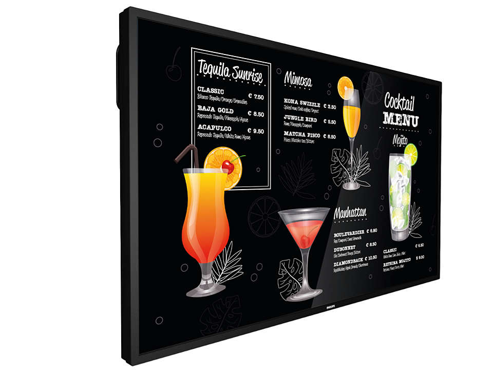 Philips 65BDL3117P - 164 cm (65") Diagonalklasse P-Line LCD-Display mit LED-Hintergrundbeleuchtung - Digital Signage - 4K UHD (2160p)