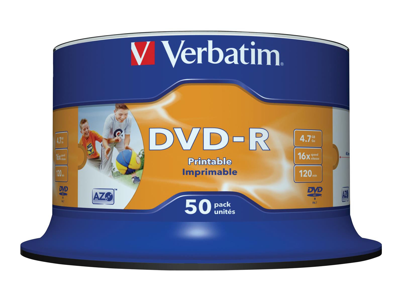 Verbatim 43533 DVD-Rohling 4,7 GB DVD-R 50 Stück(e)