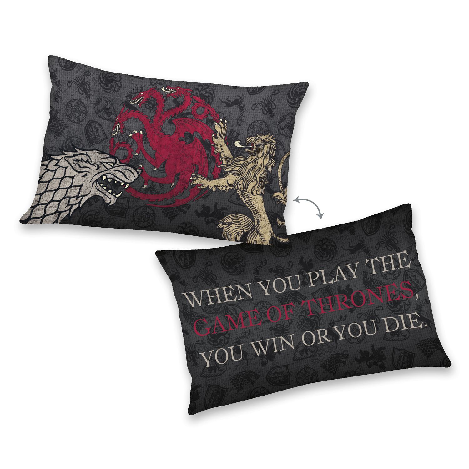Game of Thrones Soft Velboa Kissen Kissen/Kissenhülle - 30 x 50 cm 