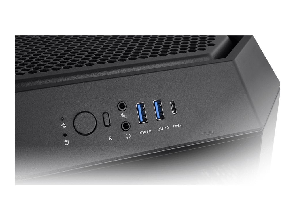 Thermaltake The Tower 300 - Micro Tower - mini ITX / micro ATX - Seitenteil mit Fenster (gehärtetes Glas)