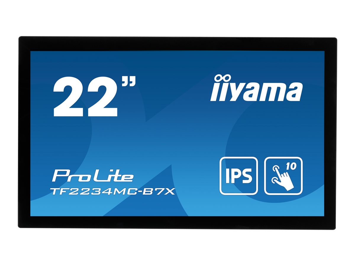 iiyama ProLite TF2234MC-B7X Computerbildschirm 54,6 cm (21.5") 1920 x 1080 Pixel Full HD LED Touchscreen Multi-Nutzer Schwarz