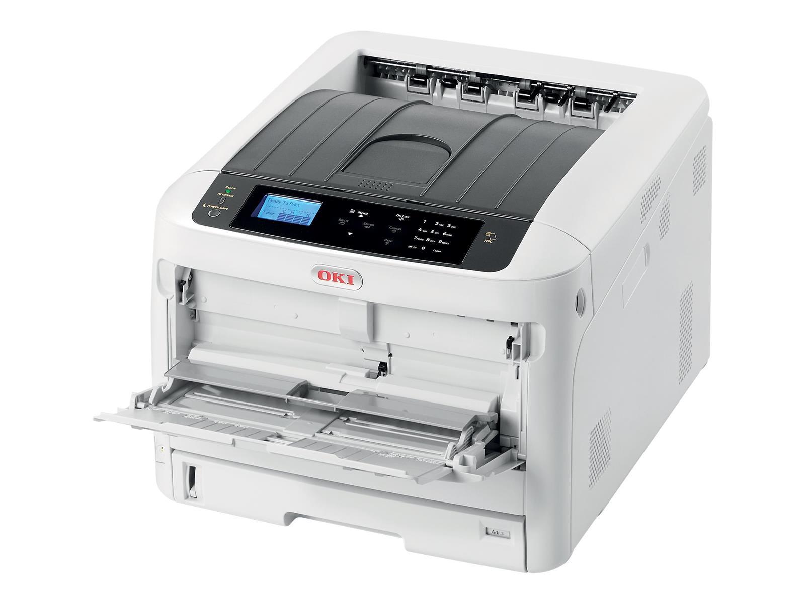 OKI C824n - Drucker - Farbe - LED - A3 - 1200 x 600 dpi - bis zu 26 Seiten/Min. (einfarbig)/