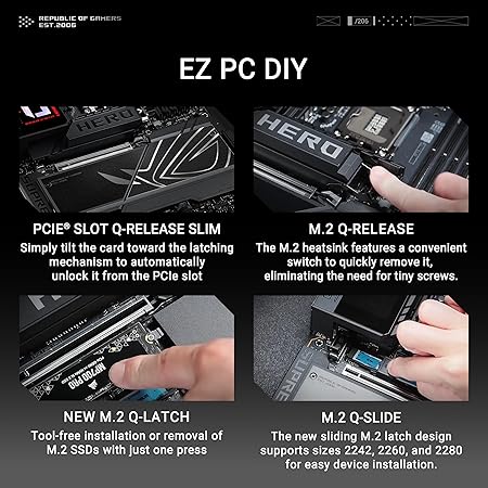 ASUS ROG MAXIMUS Z890 HERO Intel Z890 LGA 1851 (Socket V1) ATX