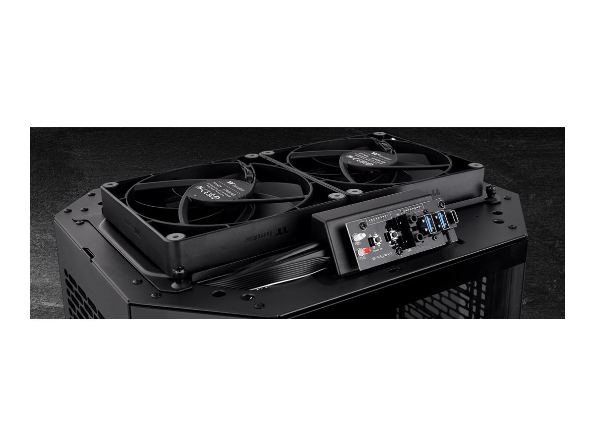 Thermaltake The Tower 300 - Micro Tower - mini ITX / micro ATX - Seitenteil mit Fenster (gehärtetes Glas)