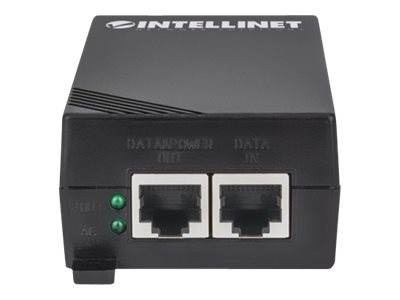 Intellinet Gigabit High-Power PoE+ Injektor, 1 x 30 Watt-Port, IEEE 802.3at/af Power over Ethernet (PoE+/PoE), Kunststoffgehäuse