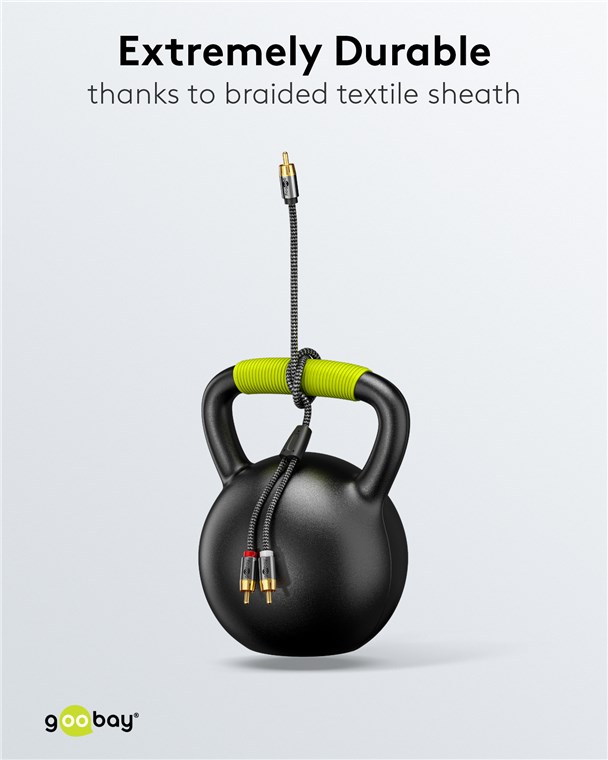 Cinch Y-Kabel, 3 m