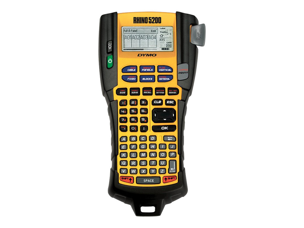 Dymo Rhino 5200 - Beschriftungsgerät - s/w - Thermotransfer - Rolle (1,9 cm)
