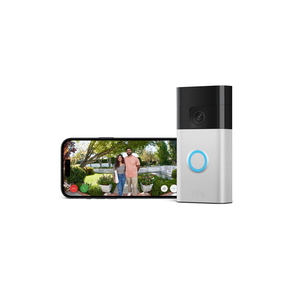 Amazon Ring Video Doorbell Nikkel Amazon Ring Video Doorbell Nikkel