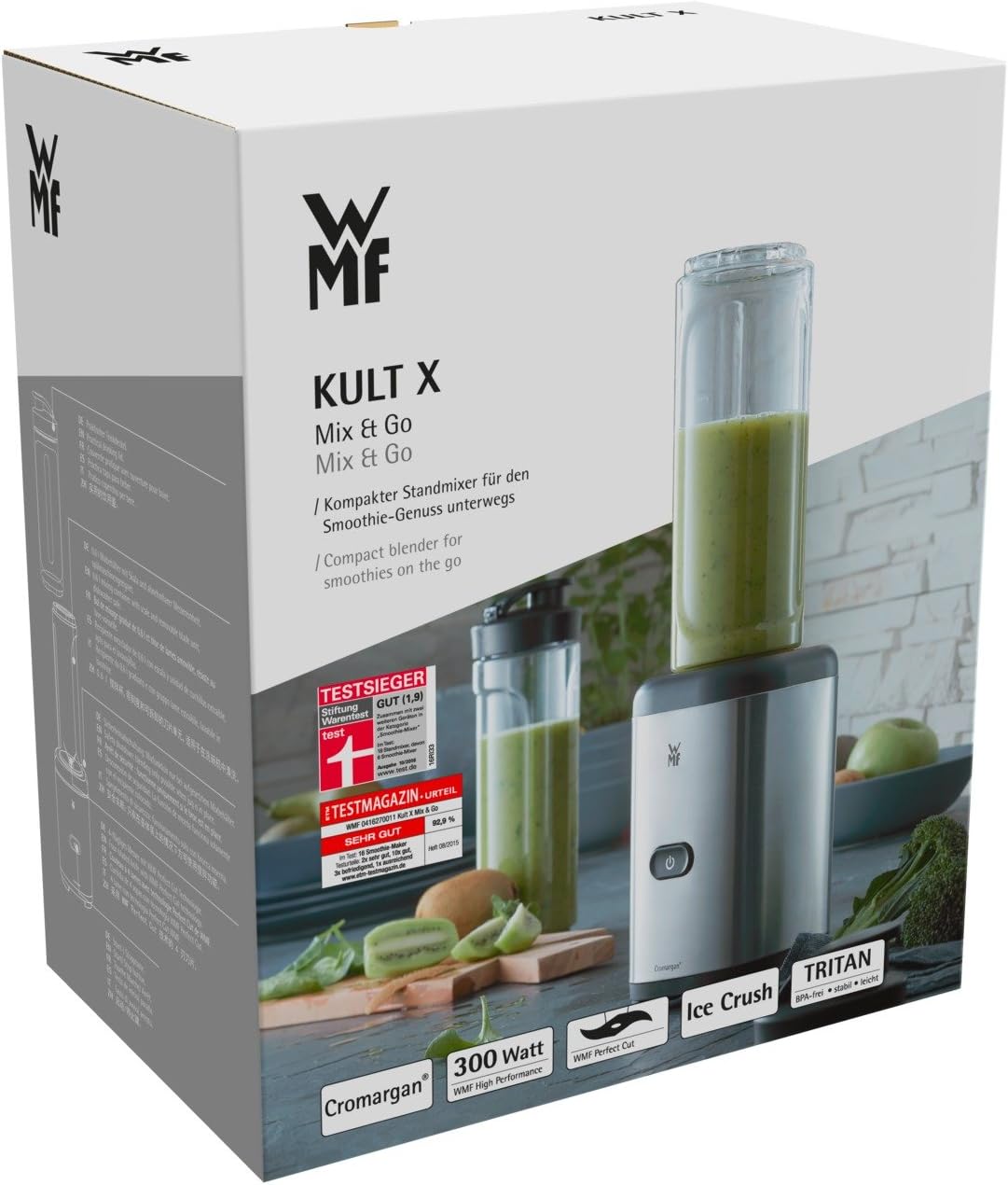 WMF 0416270011 Kult Mix & Go Smoothie Mini Mixer