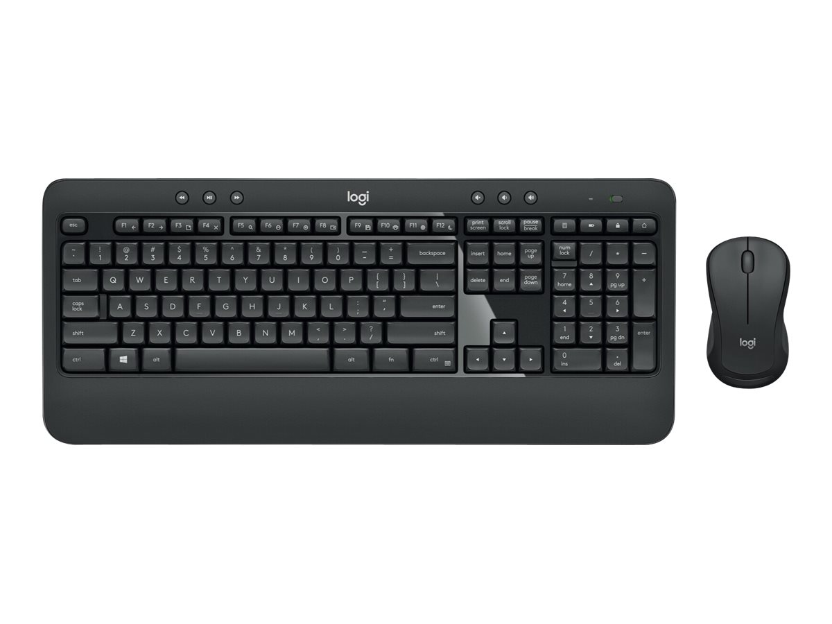 Logitech 920-008675 Tastatur Maus enthalten Universal USB QWERTZ Deutsch Schwarz, Weiß