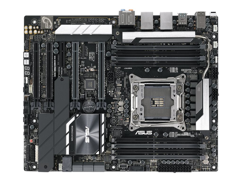 ASUS WS X299 PRO/SE - Motherboard - ATX - LGA2066 Socket - X299 Chipsatz - USB 3.1 Gen 1, USB-C Gen2, USB 3.1 Gen 2 - 2 x Gigabit LAN - HD Audio (8-Kanal)