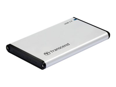Transcend StoreJet 25S3 HDD / SSD-Gehäuse Silber 2.5" USB