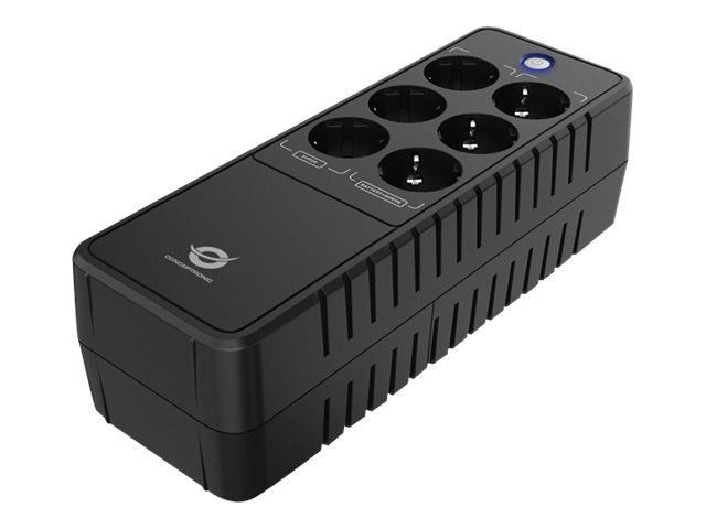 Conceptronic ZEUS05E Unterbrechungsfreie Stromversorgung (USV) Standby (Offline) 0,65 kVA 360 W 6 AC-Ausgänge