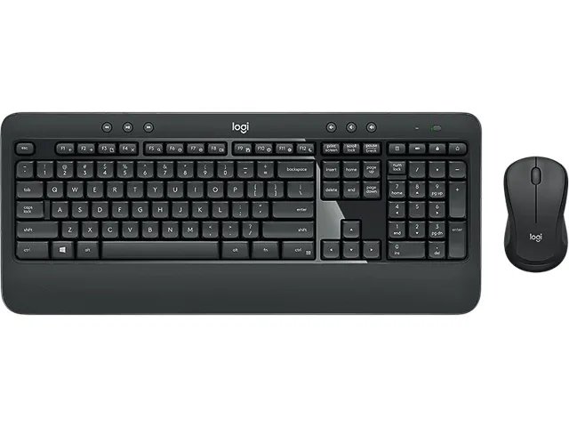 Logitech 920-008675 Tastatur Maus enthalten Universal USB QWERTZ Deutsch Schwarz, Weiß