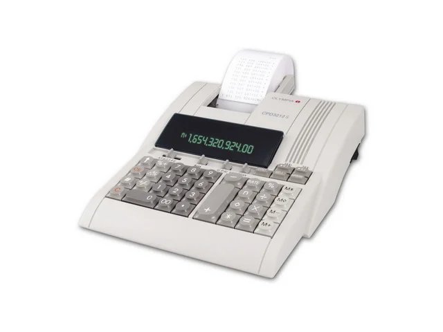 OLYMPIA CPD3212S TISCHRECHNER LICHTGRAU