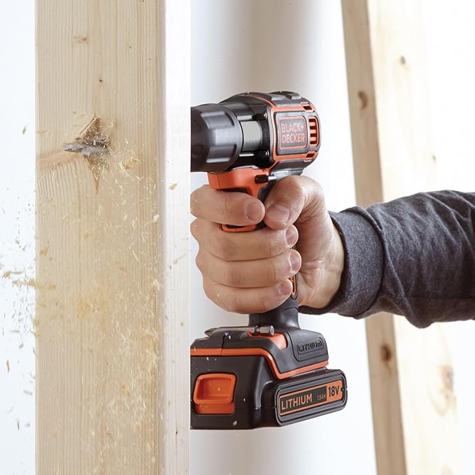 Black&Decker Akku-Bohrschr. 18V 2 x 1,5Ah Li Akku ASD18KB