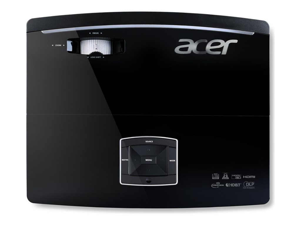 Acer P6605 DLP Beamer (WUXGA (1.920 x 1.200 Pixel) 5.500 ANSI Lumen, 20.000:1 Kontrast, 3D, Keystone, 2x 10 Watt Lautsprecher, HDMI (HDCP), HDMI (mit MHL und HDCP)) Business / Education