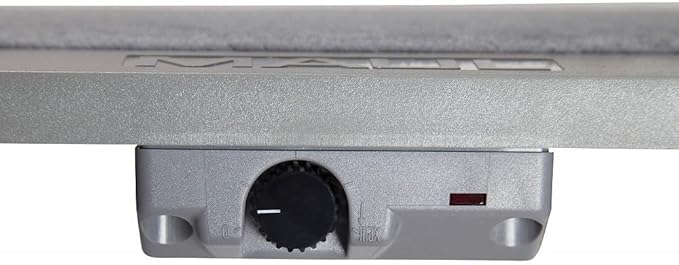 MAUL ergonomische Füßstütze Pro beheizt 45x39cm grau