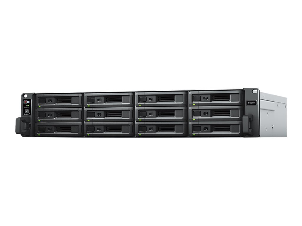 Synology RackStation SA3200D NAS & Speicherserver Rack (2U) Intel® Xeon® D D-1521 8 GB DDR4 DiskStation Manager Schwarz, Grau