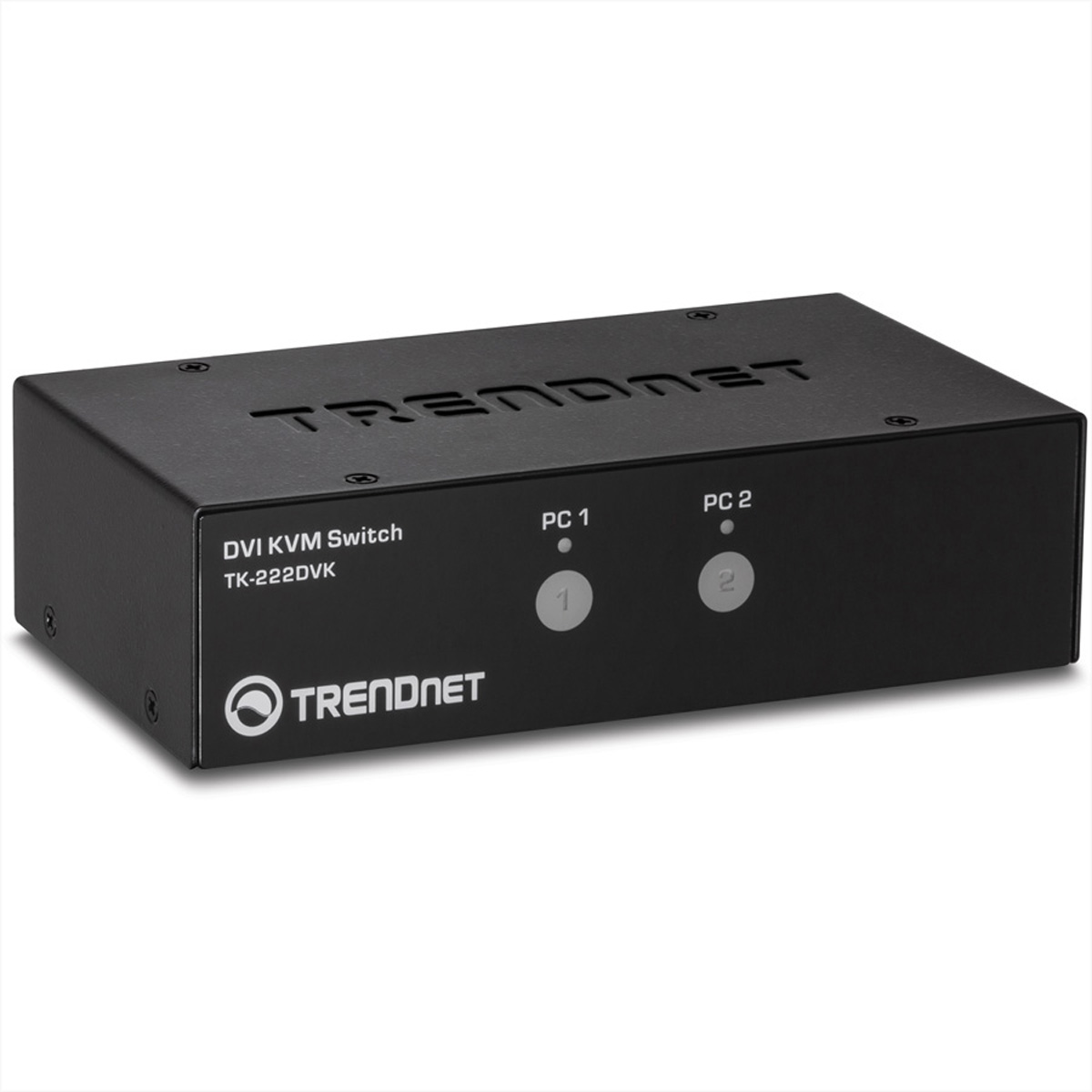 Trendnet TK-222DVK Tastatur/Video/Maus (KVM)-Switch Schwarz