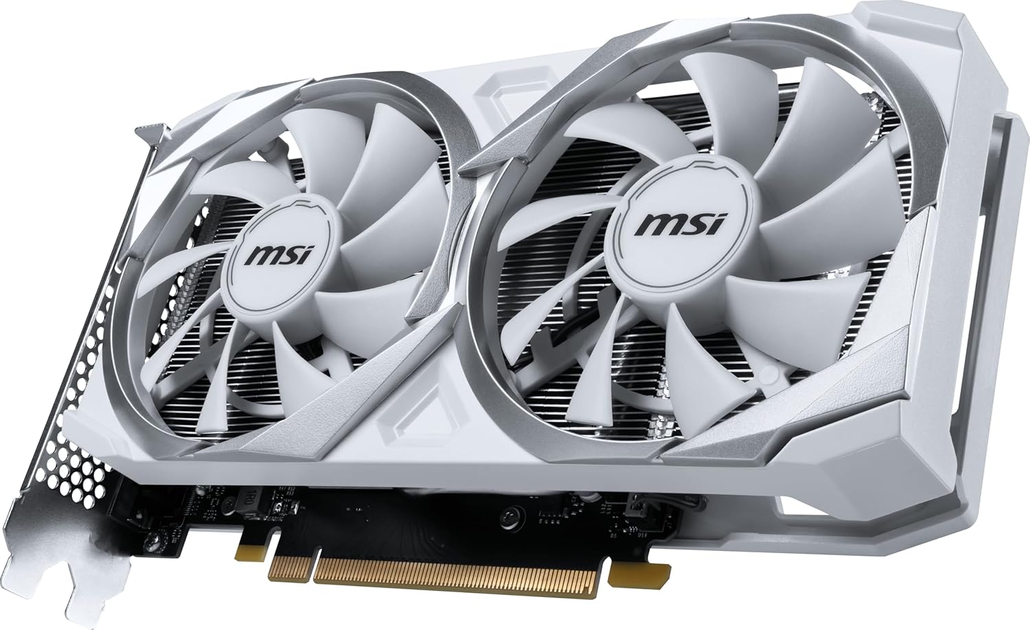 MSI GeForce RTX 3050 Ventus 2X XS WHITE 8G OC (1x DisplayPort, 1x HDMI 2.1, 1x DVI-D) - 8.192 MB