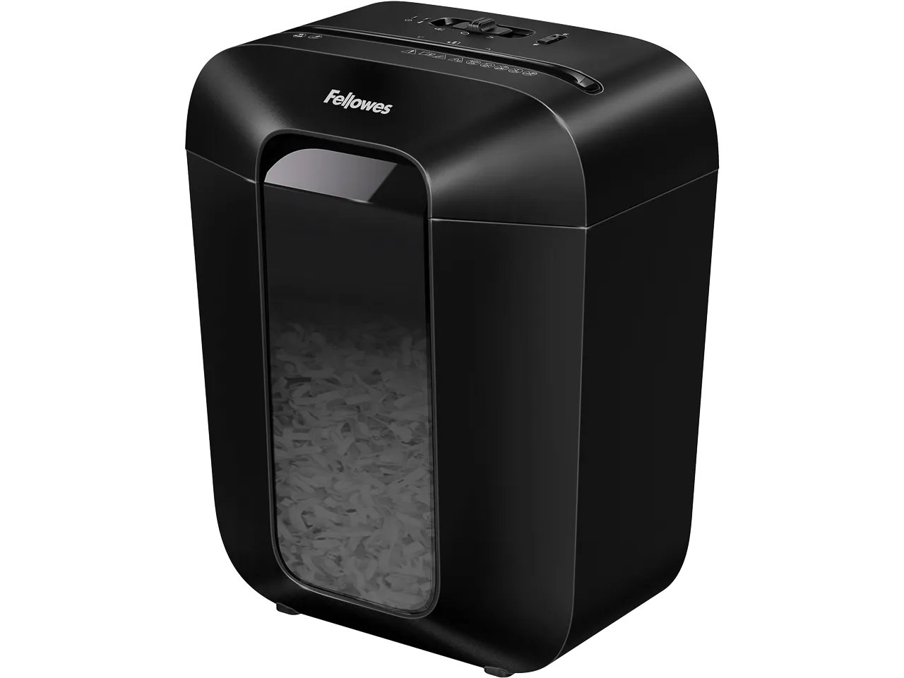 Fellowes Powershred LX50 Aktenvernichter Partikelschnitt-Zerkleinerung Schwarz