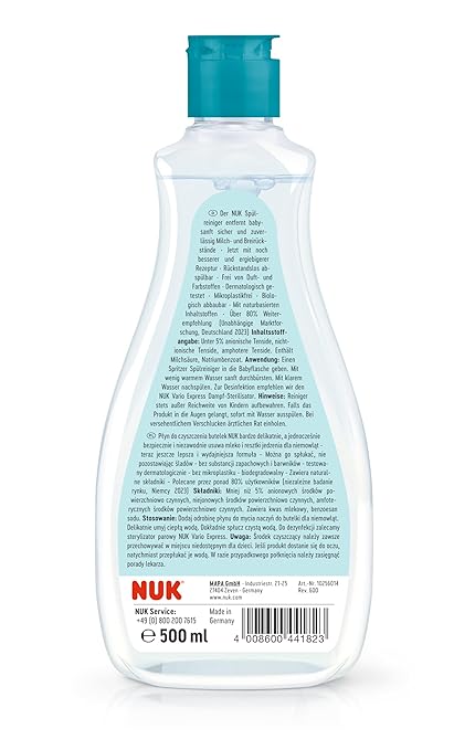 NUK Spülreiniger 500ml für Flaschen/Sauger