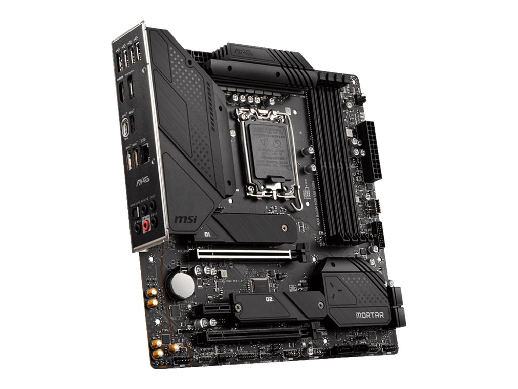 MSI MAG B660M MORTAR DDR4 - Motherboard - micro ATX - LGA1700-Sockel - B660 Chipsatz - USB-C Gen2, USB 3.2 Gen 1, USB 3.2 Gen 2, USB-C Gen 2x2 - 2.5 Gigabit LAN - Onboard-Grafik (CPU erforderlich)