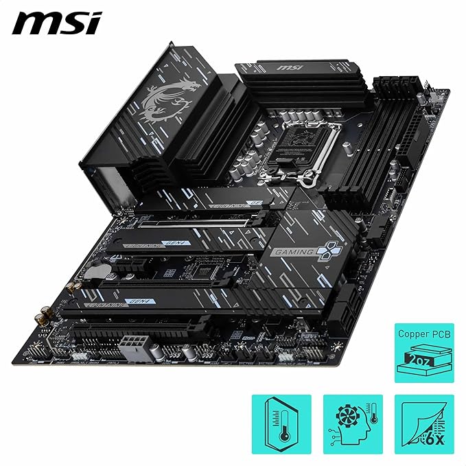 MSI Z890 GAMING PLUS WIFI Motherboard Intel Z890 LGA 1851 (Socket V1) ATX MSI Z890 GAMING PLUS WIFI Motherboard Intel Z890 LGA 1851 (Socket V1) ATX