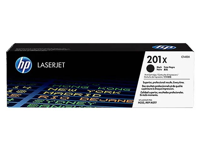 HP 201X Schwarz Original LaserJet Tonerkartusche mit hoher Reichweite