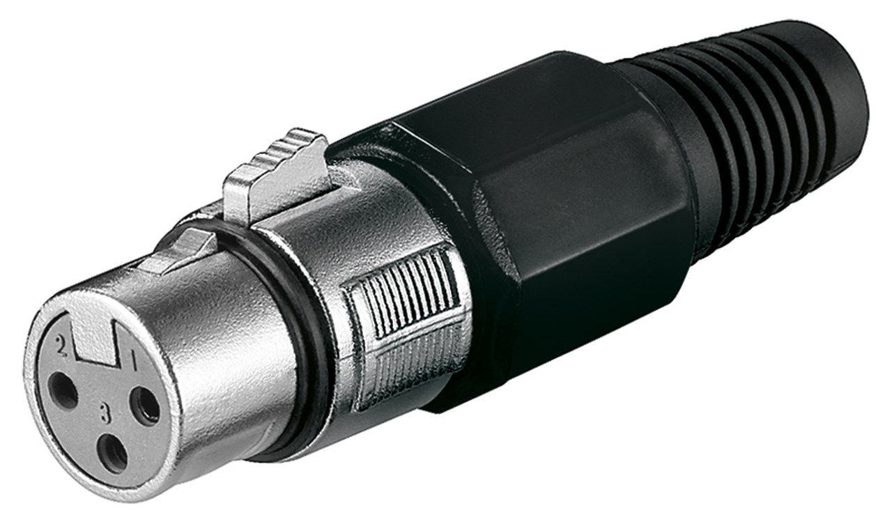 Mikrofonkupplung, 3 Pin