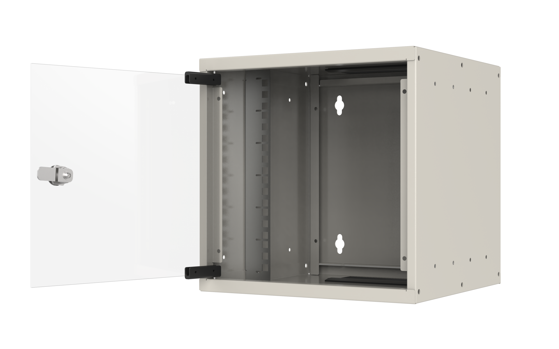 EFB Elektronik WGB-1006WS.30 Rack 6U Wandmontiertes Regal Weiß