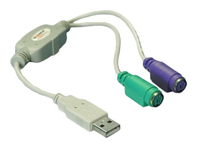 Delock USB to PS/2 Adapter - Tastatur- / Maus-Adapter