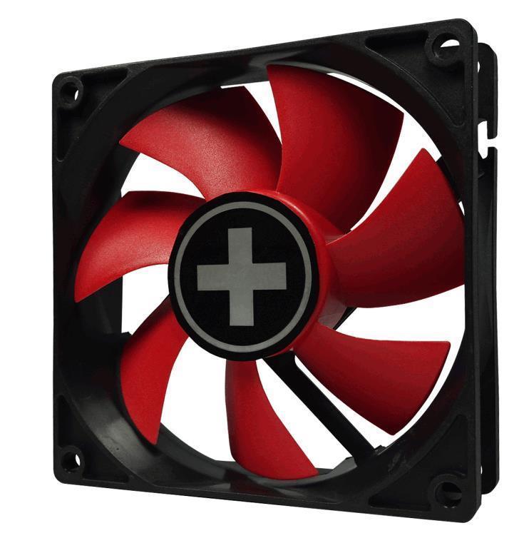 Xilence XPF92.R Computergehäuse Ventilator 9,2 cm Schwarz, Rot