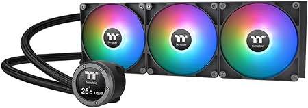 Thermaltake TH420 V2 Ultra ARGB Sync Prozessor All-in-One-Flüssigkeitskühler Schwarz