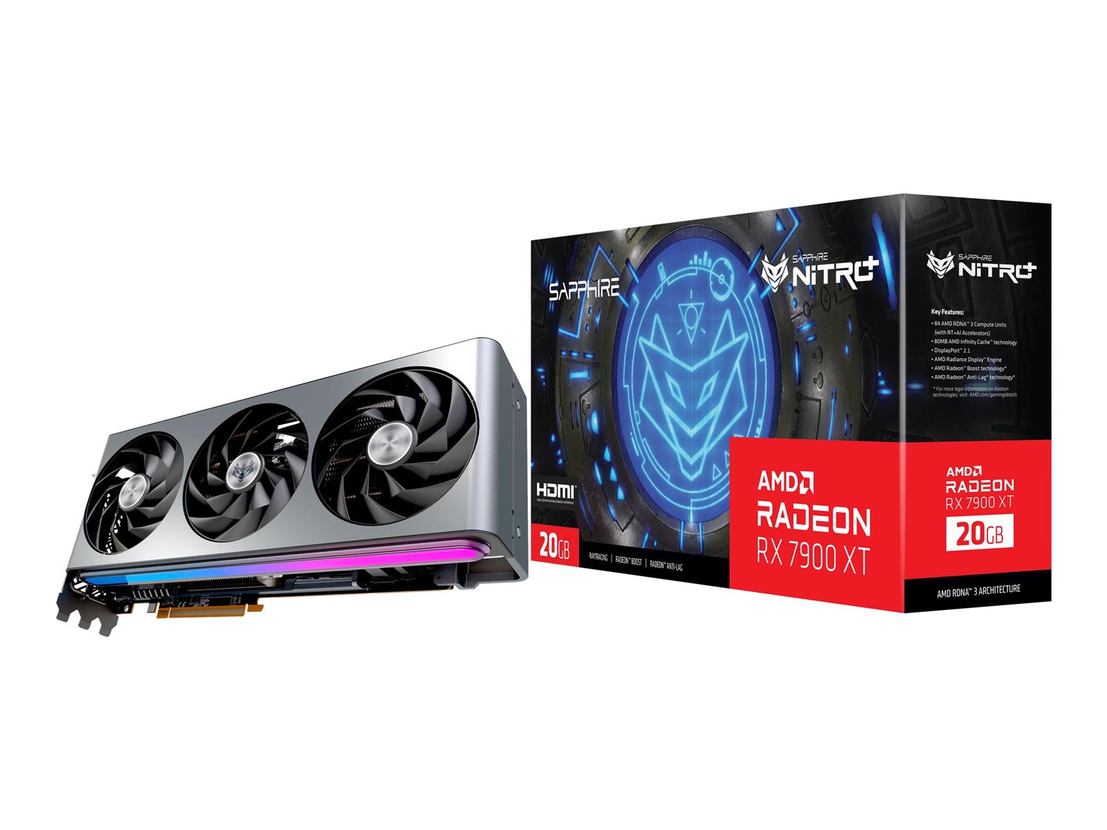 Sapphire NITRO+ Radeon RX 7900 XT Vapor-X AMD 20 GB GDDR6