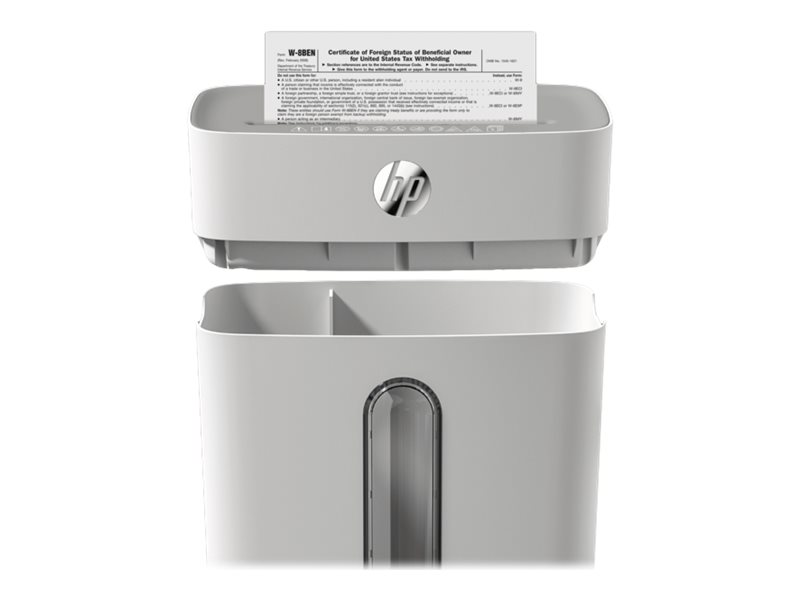 HP OneShred 8CC Aktenvernichter Partikelschnitt-Zerkleinerung 68 dB 22 cm Weiß HP OneShred 8CC Aktenvernichter Partikelschnitt-Zerkleinerung 68 dB 22 cm Weiß