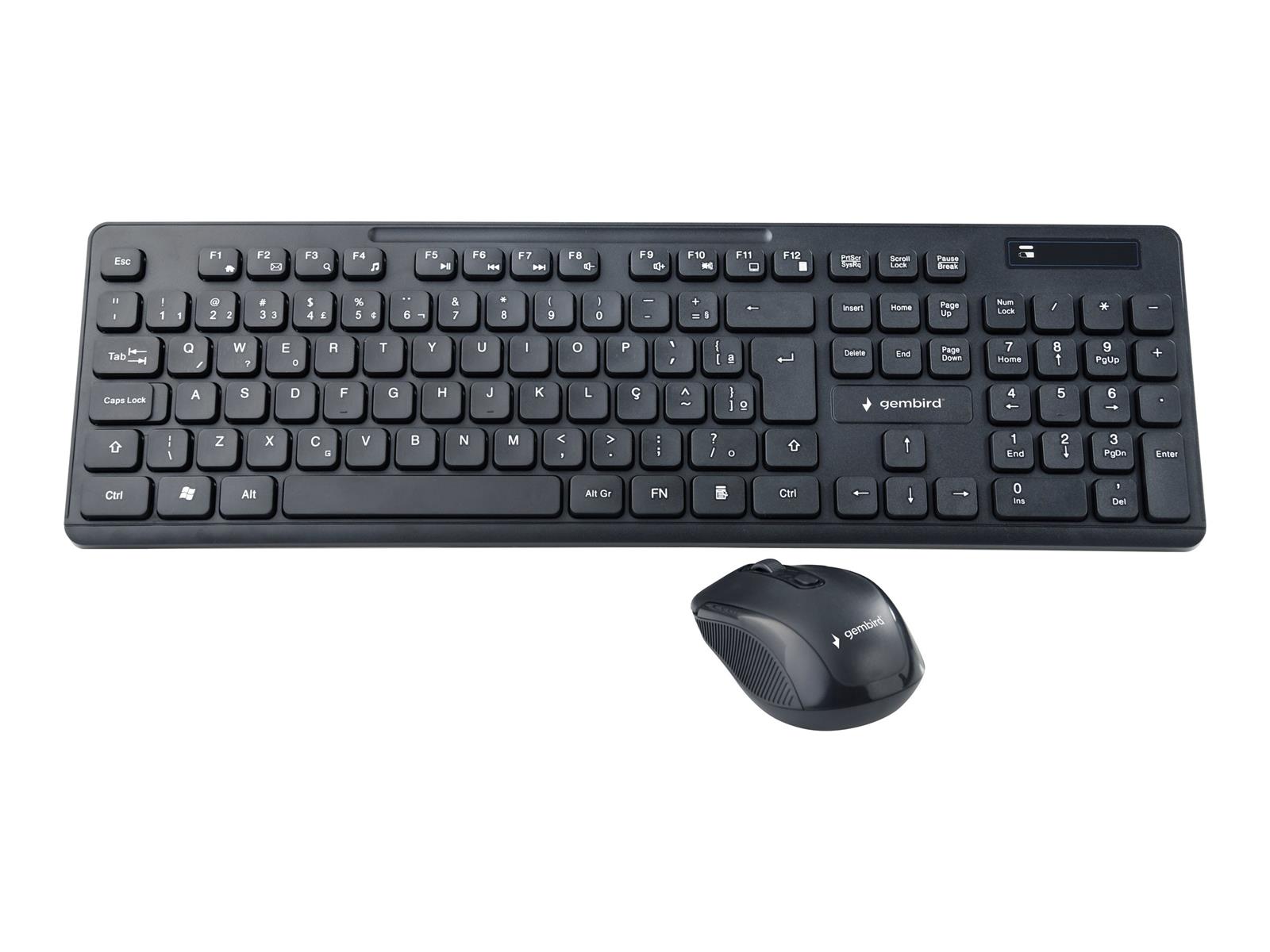 Gembird KBS-WCH-03-DE Tastatur Maus enthalten Universal RF Wireless QWERTZ Deutsch Schwarz Gembird KBS-WCH-03-DE Tastatur Maus enthalten Universal RF Wireless QWERTZ Deutsch Schwarz