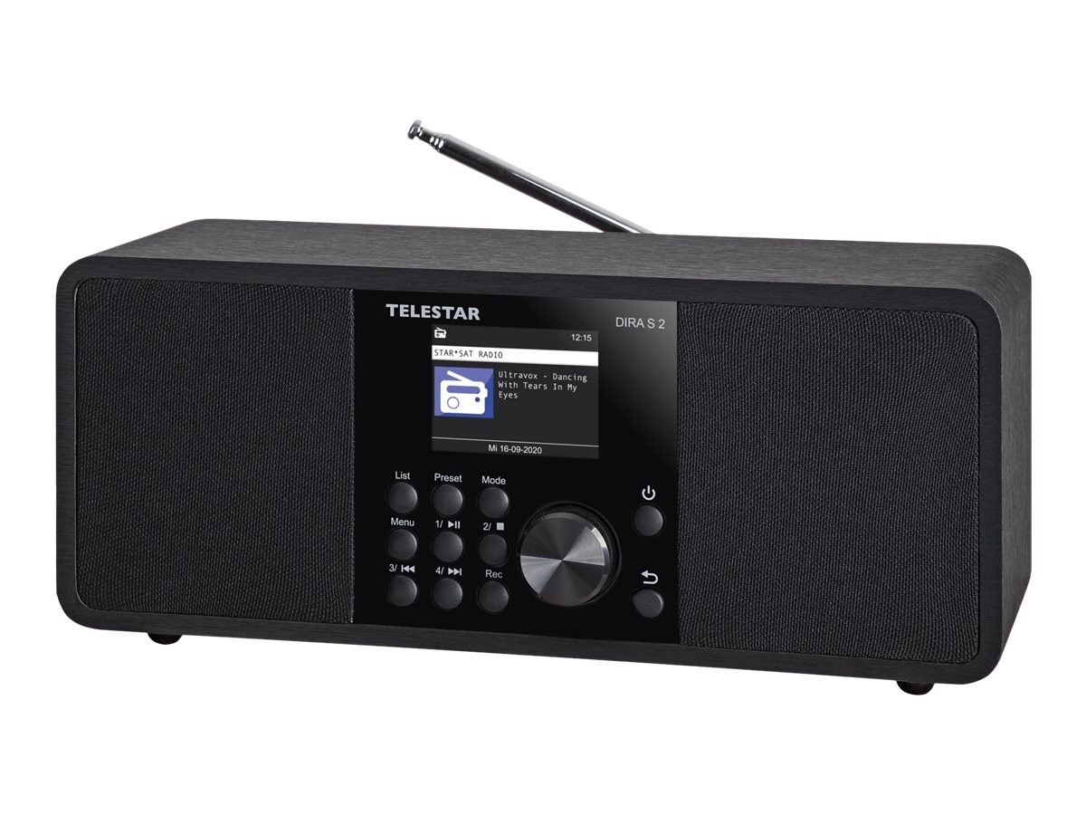 Telestar DIRA S 2 - Netzwerk-Audioplayer / DAB-Radiotuner - 20 Watt (Gesamt)